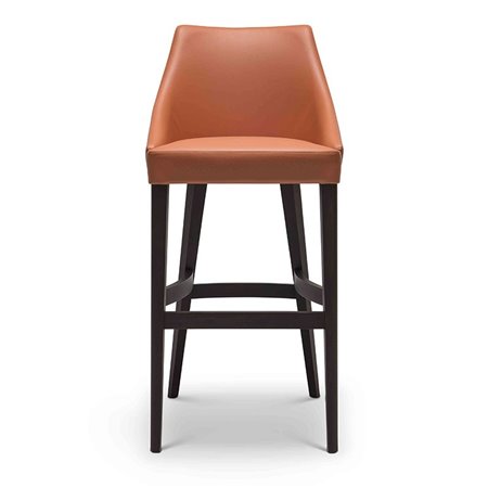 High Design Stool with Backrest - Edgar