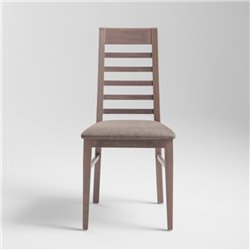 Wooden Restaurant Chair with Cushion Seat - Corinne
