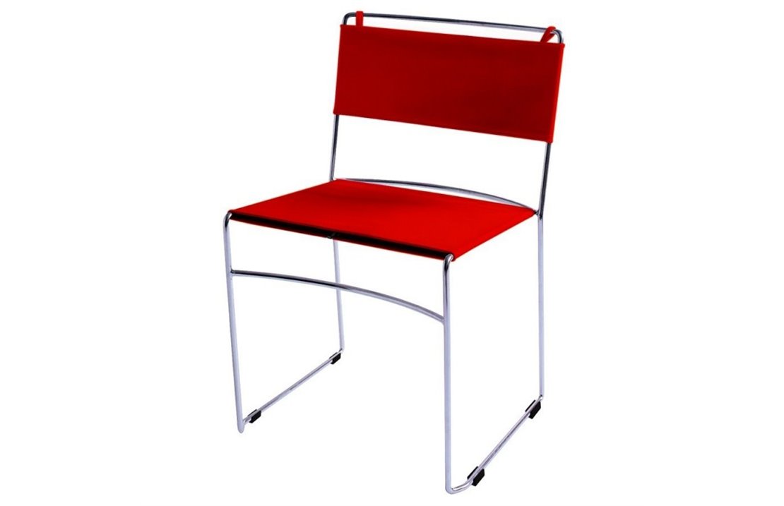 Stackable Chair in Fabric - Delfina