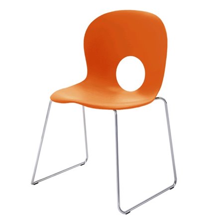 Stackable Chair with Sled Legs - Olivia