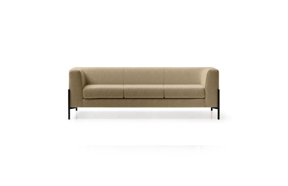 3-seater upholstered sofa - Club