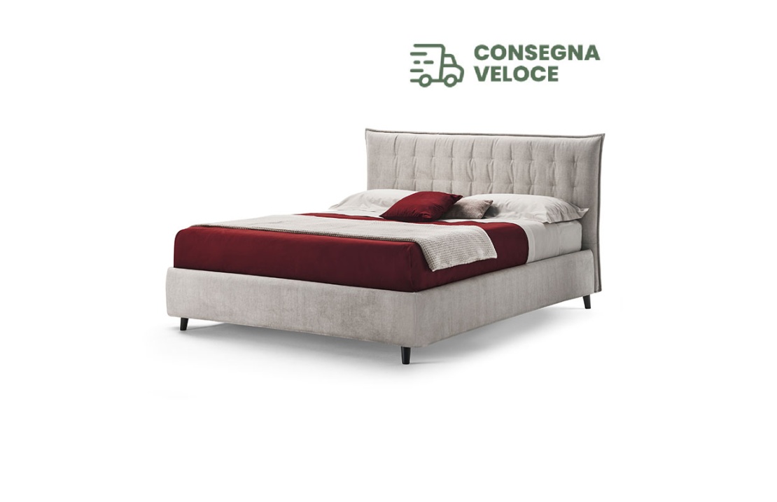 Fabric Double Bed - Cassiopea