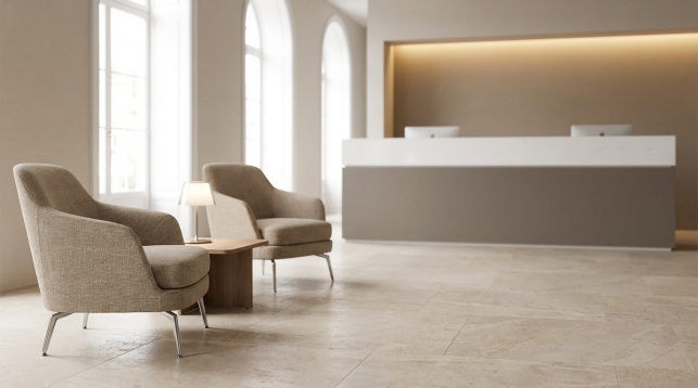 Arredo reception per hotel: criteri pratici per scegliere banconi, sedute e complementi che resistano all'uso intensivo