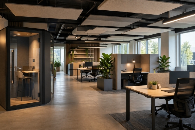 Open space rumoroso: criteri pratici per scegliere cabine acustiche, pannelli e aree focus