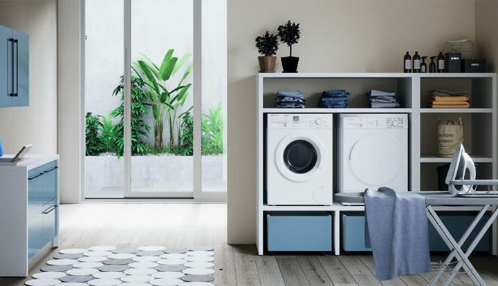 mobili lavanderia per ottimizzare lo spazio accessori lavanderia